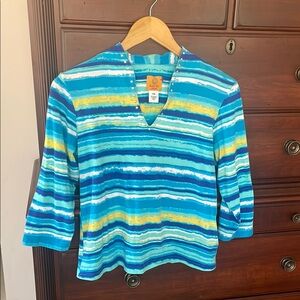 Colorful Striped Women's Top